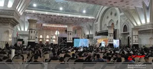 حضور بسیجیان سپاه امام حسن مجتبی(ع) البرز در همایش ۶ هزار نفری "روایت جهاد" در حرم امام راحل(ره)