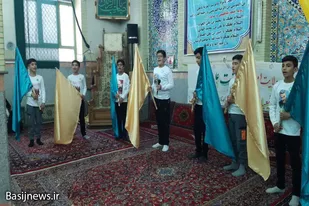 اجرای طرح &laquo;هر خانه، یک پرچم&raquo; توسط پایگاه کوثر بهار