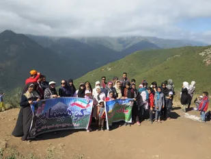 برگزاری پیاده روی و&zwnj; کوهپیمایی خانوادگی بسیجیان بسطام
