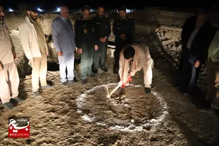 کلنگ احداث اردوگاه زائران کربلای ایران در خرمشهر به زمین زده شد