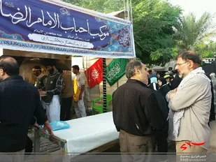 خدمت رسانی مواکب شهرکرد در کربلا
