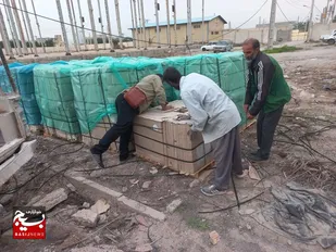 آغاز احداث و تعمیرات ۳۰ واحد مسکونی با همت جهادگران خرمشهر