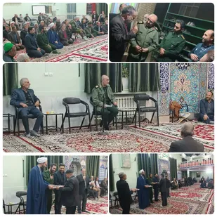 آیین تجلیل از پیشکسوتان جهاد و شهادت بخش شاندیز+عکس