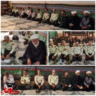 مراسم عزاداری امام حسین (ع) و یارانش  در سپاه ناحیه میناب