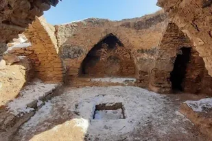 آغاز مرمت حمام سنگی چالو با اعتبار ۵۰۰ میلیون تومان در کبودراهنگ