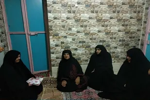 دیدار از خانواده شهدای شهرستان بزمان