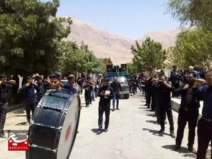عزاداری هیئات مذهبی و نماز جمعه در اردل