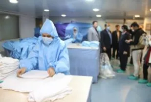 راه اندازی و احیای کارخانه تولید البسه پزشکی و ماسک در سنندج