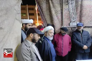 بازدید مسئول سازمان بسیج طلاب و روحانیون از موکب حماسه حضور همدان