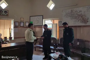 تقدیر فرمانده سپاه نهاوند از کارکنان پاسگاه انتظامی دهفول