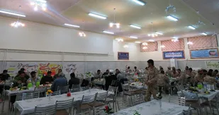 نشست صمیمی فرماندهان تیپ32 انصارالحسین(ع) همدان با سربازان