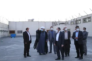 بازدید میدانی رییس کل دادگستری استان قزوین از محوطه زندان مرکزی