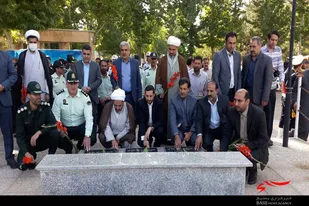 ادای احترام مسئولین شهرستان نهاوند به مقام شامخ شهدا