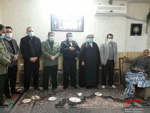 فرمانده سپاه ناحیه حضرت علی اکبر(ع)اشتهارد با خانواده شهداء و جانبازان دفاع مقدس دیدار کرد+تصاویر