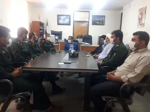 دیدار فرماندهی و پرسنل سپاه اندیکا با ریاست دادگستری