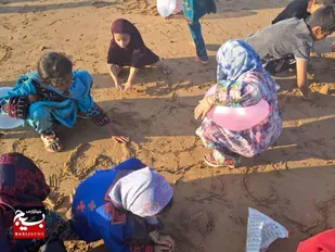 برگزاری مسابقه مجسمه های شنی در شهرستان چابهار