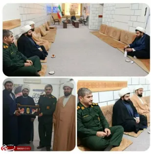 هم&zwnj;پیمانی برای هندیجان ،دیدار صمیمی فرمانده  و مسئول نمایندگی ناحیه مقاومت هندیجان  با امام جمعه شهرستان