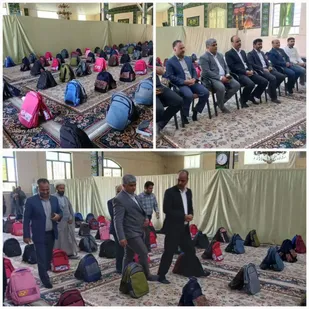لبخند مهر بر لبان دانش&zwnj;آموزان نیازمند شهرستان خوسف