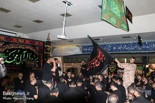برگزاری مراسم روضه سرور و سالار شهیدان در تیپ آل محمد(ص)