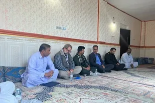 دیدار با خانواده شهید حیدر جدگال در چابهار