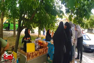 برگزاری اردوی جهادی یک&zwnj;روزه در امامزاده ابراهیم(ع) سامن