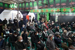 برگزاری مراسم شب شهادت فاطمه الزهرا در بیت الزهرا با حضور خانواده سردار سلیمانی