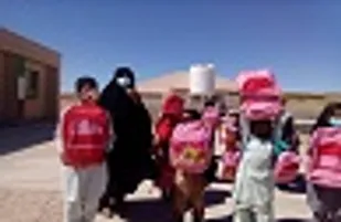 پویش کمک مومنانه در مدارس شهرستان بزمان برگزار شد