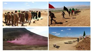 برگزاری دوره آموزش تکمیلی نظامی بسیج در کوهرنگ