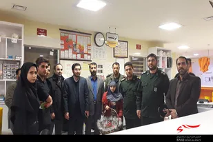 سرکشی جانشین سپاه ناحیه اسدآباد از بیمارستان قائم (عج) اسدآباد