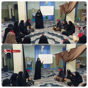 باحضور مسئول بسیج جامعه زنان شهرستان بندرسیریک: