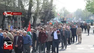 راهپیمایی مردم رشت در روز جهانی قدس