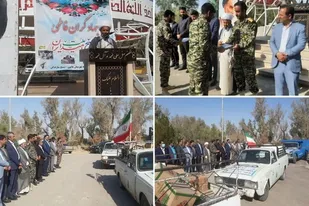 رزمایش جهادگران فاطمی در هامون برگزار شد