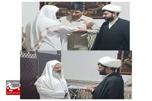 دیدار با مولوی بشیر رئیسی استاد حوزه علمیه شهرستان گلشن