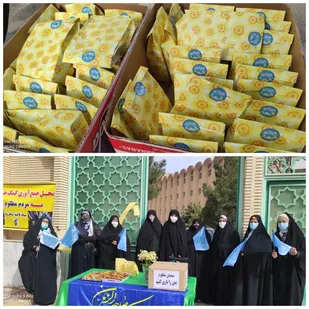 کمک مومنانه طلاب خواهر جهادگر بسیجی شاهرود به نیازمندان+ تصاویر