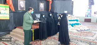 تقدیر از ۱۲۰ جهادگر قرارگاه "حاج قاسم سلیمانی" در فردوس