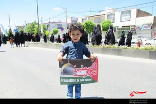 حضور گسترده اقشار مختلف مردم رزن در راهپیمایی روز قدس