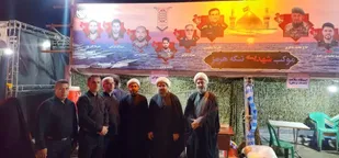 بازدید امام جمعه شهرستان بندرلنگه
و مسئول نمایندگی ولی&zwnj;فقیه سپاه ناحیه بندرلنگه  از موکب شهدای تنگه هرمز