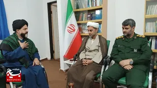 دیدار فرمانده سپاه با امام جمعه شهرستان چالوس