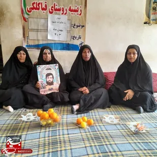 دیدار و سرکشی از خانواده سردار شهید عالی زنده بودی توسط پایگاه مقاومت بسیج زینبیه قباکلکی تنگستان