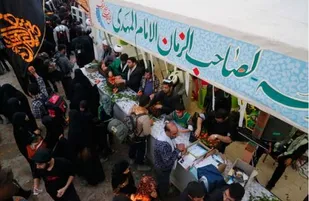 برپایی 11 موکب همدانی در کربلا و نجف طی ایام اربعین حسینی