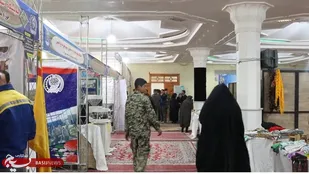 برگزاری رزمایش جهادگران فاطمی در روستای گوار در اراک