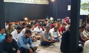مراسم هفتگی هیئت رزمندگان و شهدای فاطمیون شهرستان پیشوا