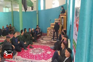 مراسم گرامیداشت شهدای خدمت در روستای قلعه جوق فامنین