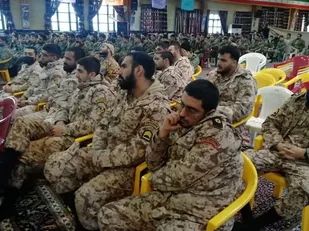 مراسم جشن ویژه سربازان و بسیجیان لشکر عملیاتی پنج نصر