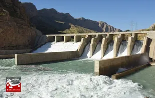 رها سازی آب از سد مارون بهبهان