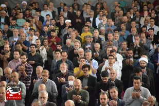 اقامه نماز عید فطر در شاهرود به روایت تصویر