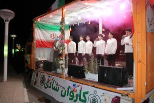 مراسم جشن انقلاب در کاشمر
