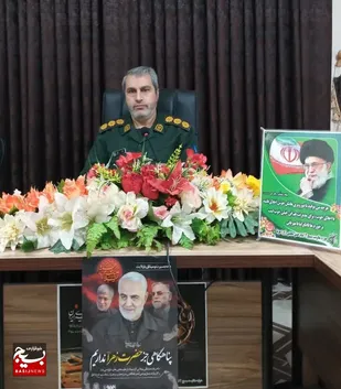 قدردانی فرمانده ناحیه مقاومت بسیج هرند ازحضور مردم در راهپیمایی ۲۲ بهمن