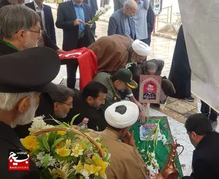 مزار ۲ شهید قمی حمله هوایی رژیم صهیونیستی گلباران شد