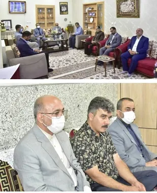 دیدار استاندار خراسان جنوبی با خانواده دو شهید حادثه منا